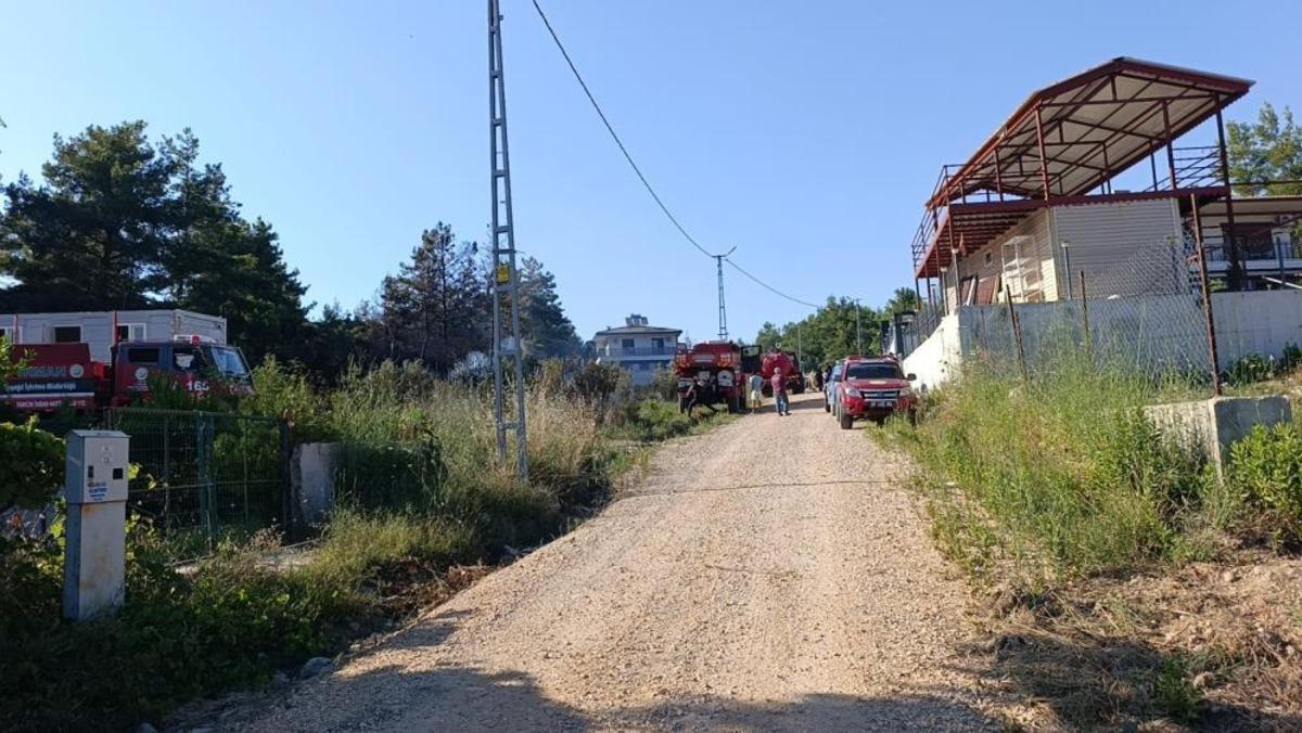 Spiral makinesinden &ccedil;ıkan kıvılcımlar ormanın yanmasına neden oldu: 1 g&ouml;zaltı 1