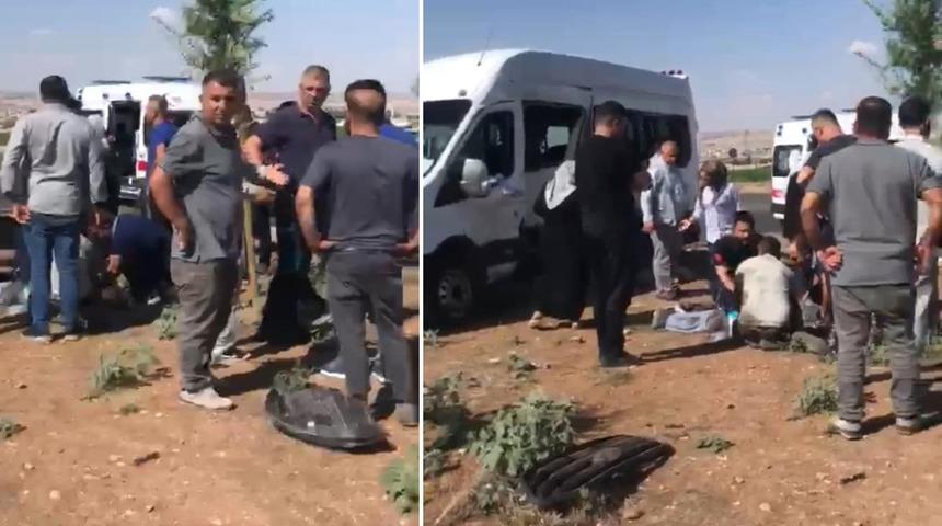 Batman &ccedil;evre yolunda para nakil aracı ile minib&uuml;s &ccedil;arpıştı: 15 yaralı