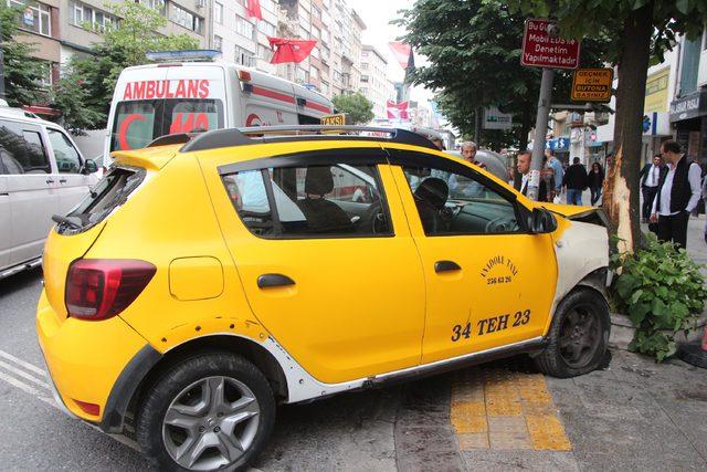 Şişli'de kural ihlali kazaya neden oldu: 2 yaralı