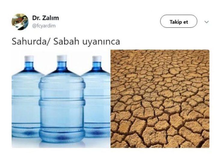 Sahurda / iftarda