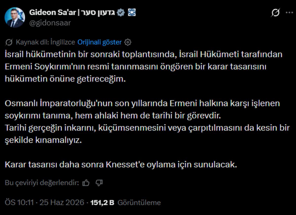 Neyin peşinde Netanyahu! İsrail&rsquo;den skandal  1915  hamlesi 2