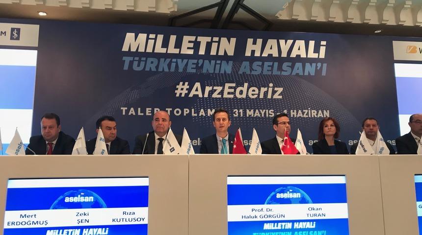 ASELSAN Başkanı Görgün, ikincil halka arzın ayrıntılarını anlattı