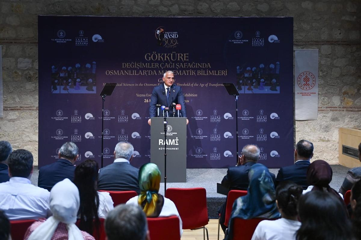 Takiyy&uuml;dd&icirc;n R&acirc;sıd ın 500. yılına &ouml;zel sergi a&ccedil;ıldı! Bakan Ersoy: "T&uuml;rkiye &ouml;zg&uuml;venini yeniden kazandı" 1