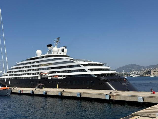 L&uuml;ks kruvaziyer Scenic Eclipse 2 rotasını ilk kez Bodrum'a &ccedil;evirdi