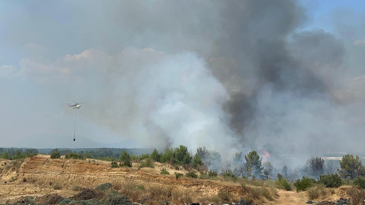 Antalya da orman yangını! 1