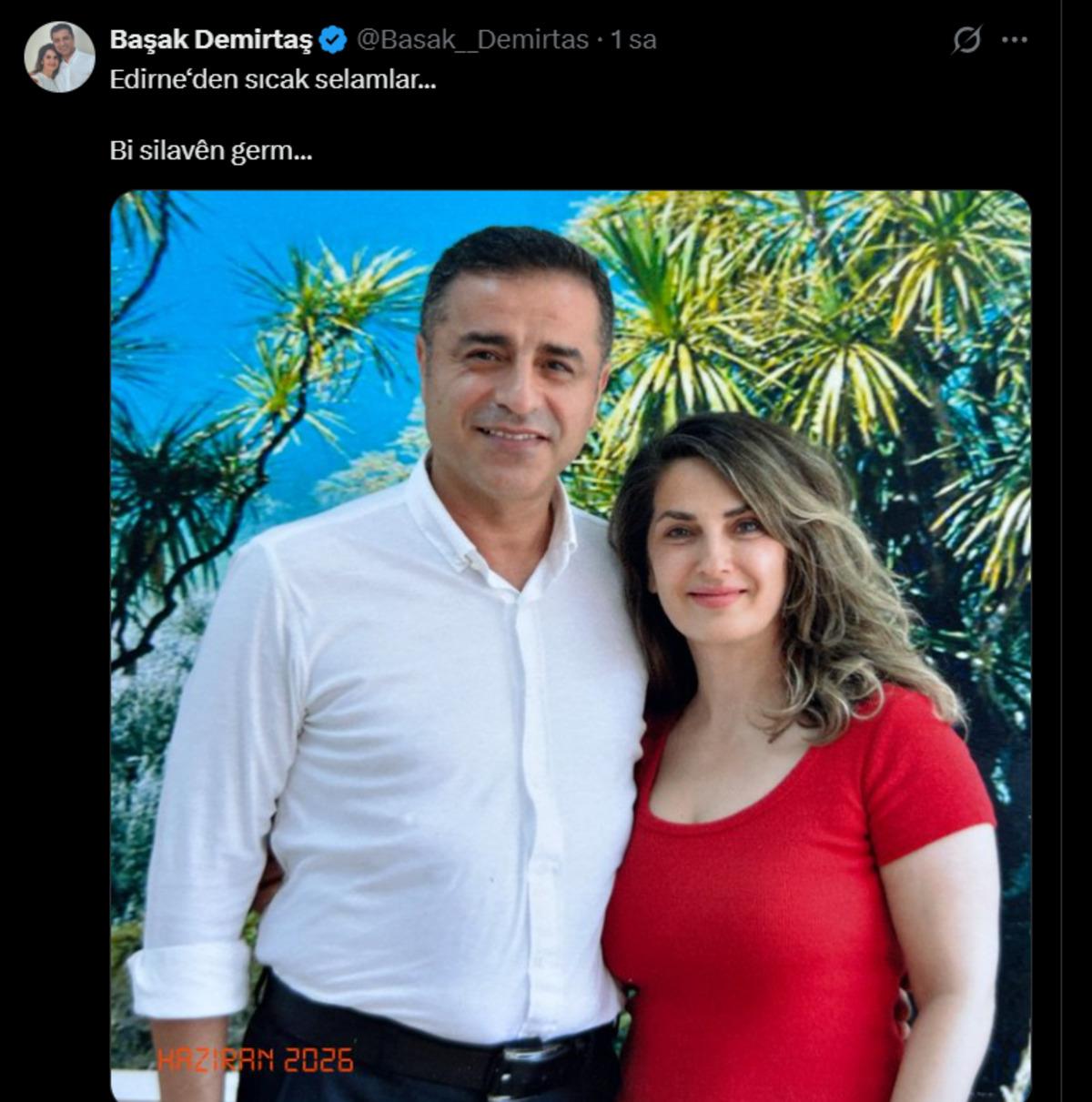 Selahattin Demirtaş ın yeni fotoğrafı! Başak Demirtaş paylaştı 1