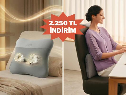 Ağrılara veda etme zamanı! SKG masaj yastığında Prime fırsatı