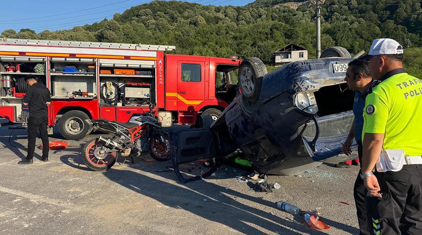 Bartın'da trafik kazası! 4 yaralı