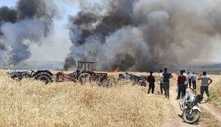Gaziantep&rsquo;te 400 d&ouml;n&uuml;m ekili alan alev alev yandı