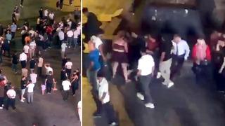 Halayda akılalmaz kavga! Kadınlar başlattı, erkekler de dahil oldu