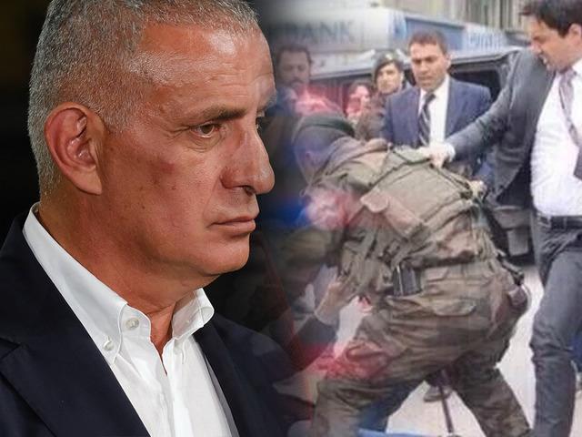 Soma'da madenci yakını tekmelemişti! TFF Başkanı Hacıosmanoğlu başdanışmanı olduğunu a&ccedil;ıkladı