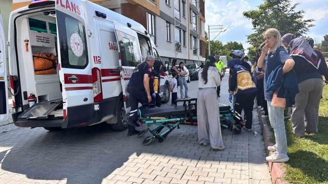 Tavşanlı’da motosiklet devrildi: 2 yaralı
