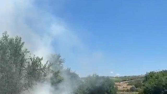 Bursa’da anız yangınında 20 dönüm alan zarar gördü
