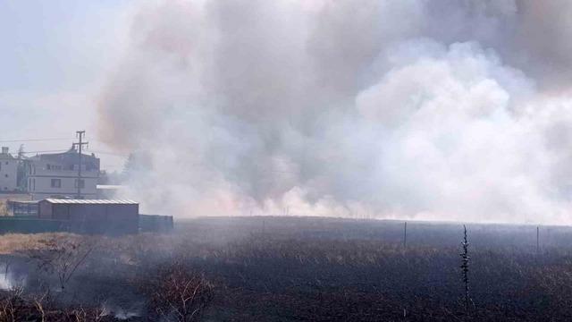Tekirdağ&rsquo;da tarım arazisinde iki noktada yangın 2