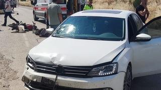 Amasya’da otomobille çarpışan motosikletli hayatını kaybetti