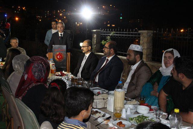 Hakkari'de şehit aileleri ve gazilere iftar