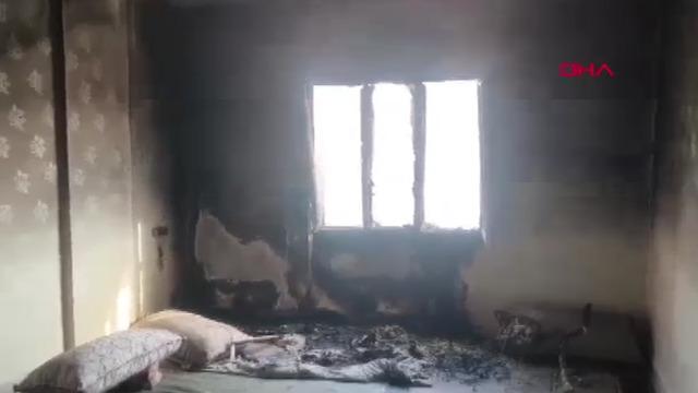 Yer: Mardin! Çakmakla oynayan çocuk, yangın çıkardı