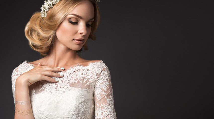 2018 d&uuml;ğ&uuml;nleri i&ccedil;in gelin sa&ccedil;ı ve makyajı