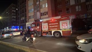 Eskişehir'de apartmanda yangın paniği