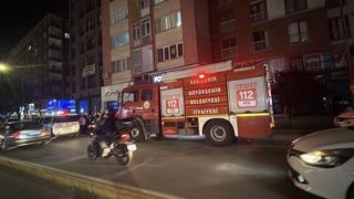 Eskişehir'de apartmanda yangın paniği