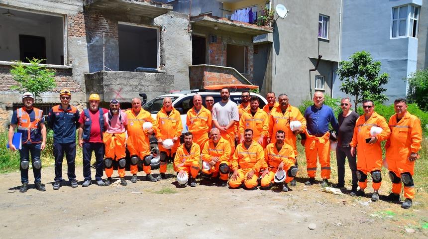 Samsun&rsquo;da AFAD koordineli deprem tatbikatı