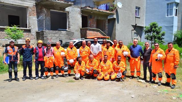 Samsun’da AFAD koordineli deprem tatbikatı