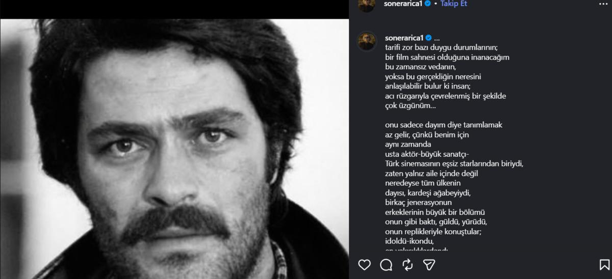 Soner Arıca &ouml;nce annesini sonra dayısını kaybetti! Kadir İnanır paylaşımı 1