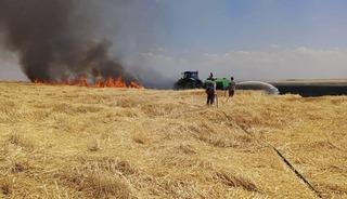 Diyarbakır&rsquo;da y&uuml;zlerce d&ouml;n&uuml;m arazi alevlere teslim oldu