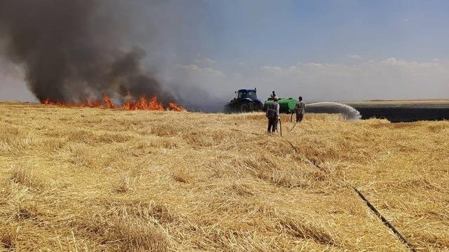 Diyarbakır’da yüzlerce dönüm arazi alevlere teslim oldu