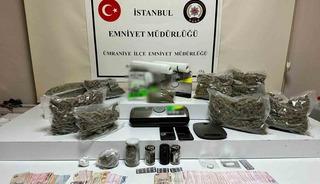 &Uuml;mraniye&rsquo;de "zula evi" operasyonu: 4 kilo uyuşturucu madde ele ge&ccedil;irildi