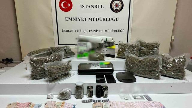 Ümraniye’de zula evi operasyonu: 4 kilo uyuşturucu madde ele geçirildi