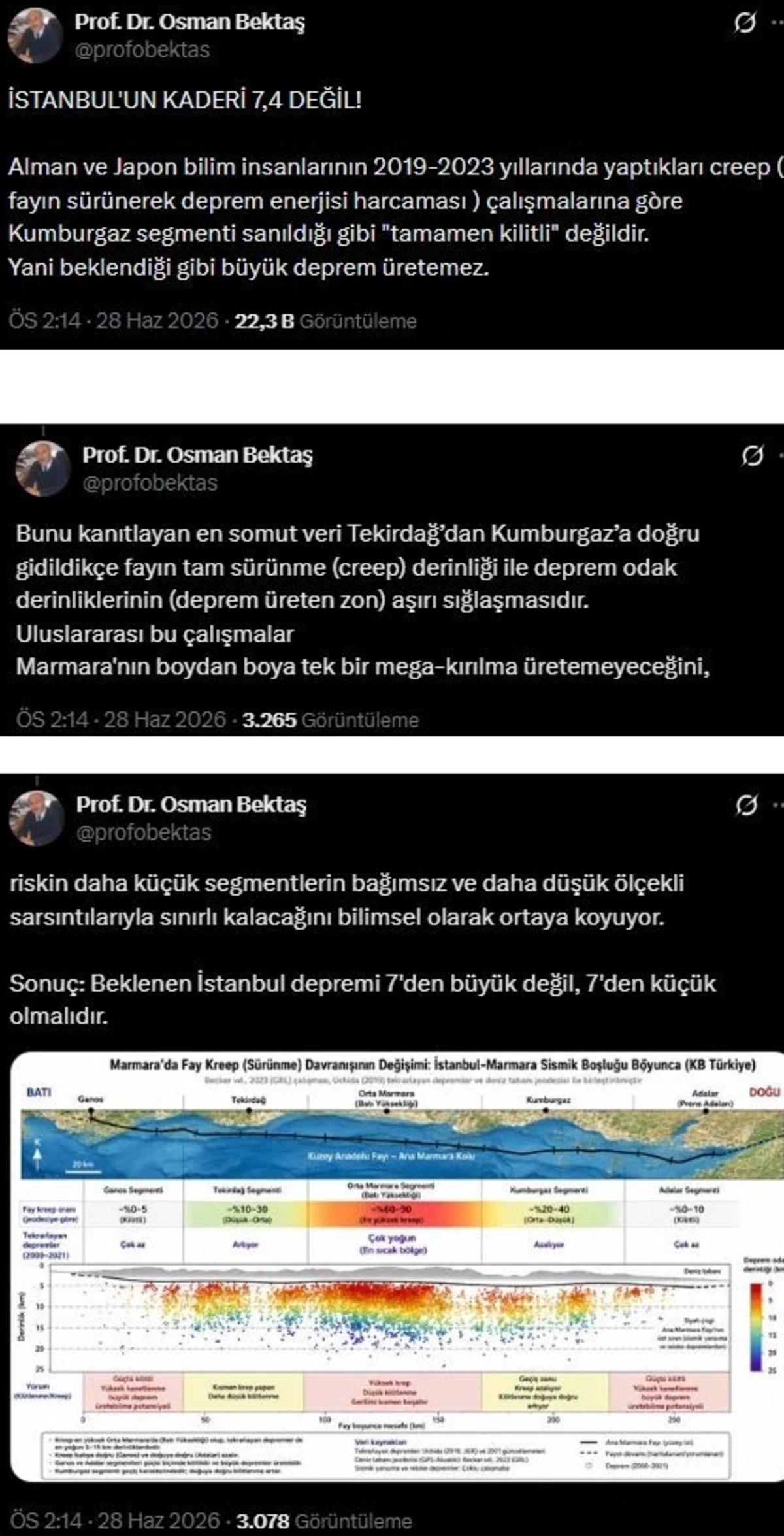 Olası Marmara depremiyle ilgili dikkat &ccedil;eken a&ccedil;ıklama! "İstanbul un kaderi 7,4 değil" 3