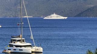 Mega yat Golden Odyssey Bodrum açıklarına demirledi
