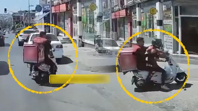 Polis, motokuryenin motoruna binip suçlu kovaladı! İstanbul sokaklarında oyunları aratmayan anlar