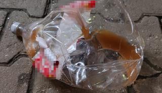 Manisa'da sirke şişesi bomba gibi patladı