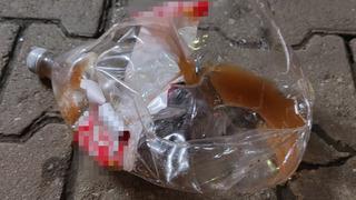 Manisa'da sirke şişesi bomba gibi patladı
