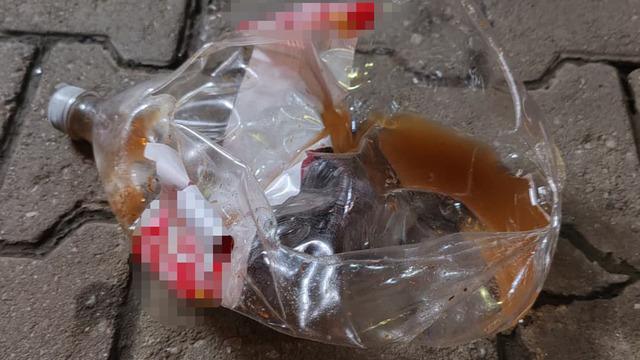 Manisa'da sirke şişesi bomba gibi patladı