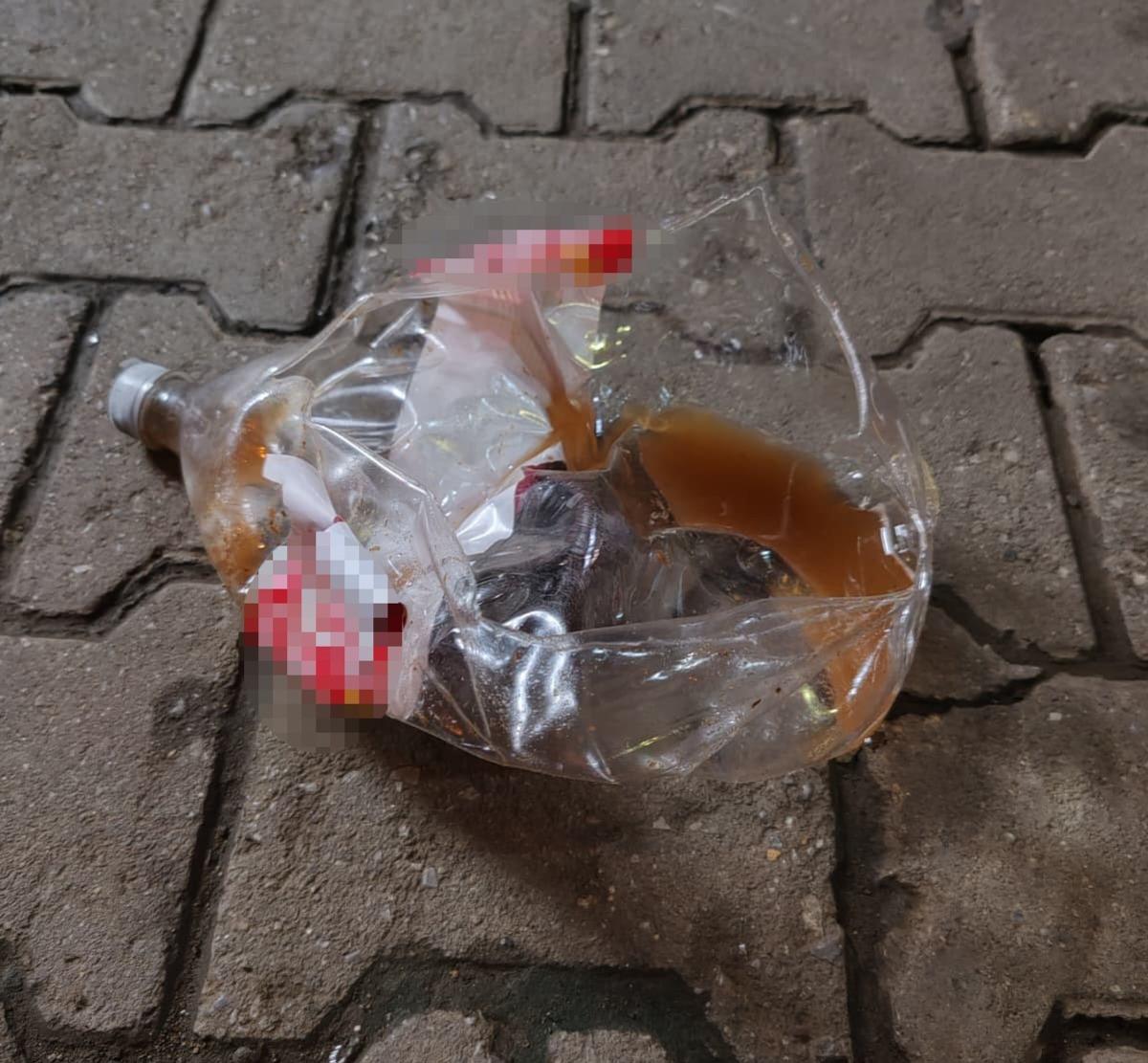 Manisa da sirke şişesi bomba gibi patladı 1