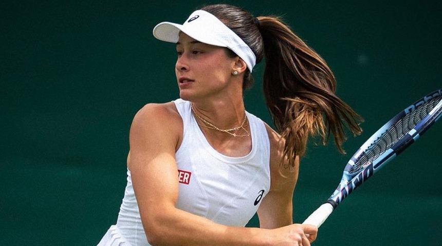 Zeynep S&ouml;nmez Wimbledon&rsquo;da ikinci tura y&uuml;kseldi