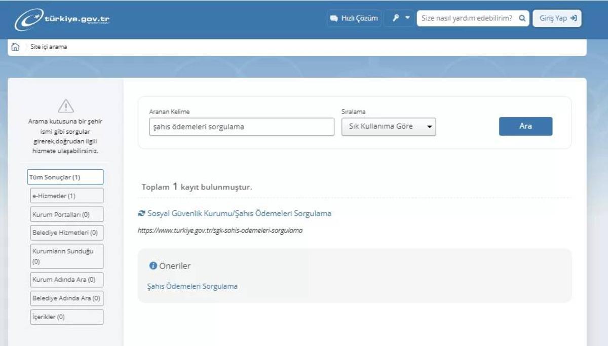 E-Devlet’te Birikmiş Alacak ve Ödemeler Nasıl Görülür? 2