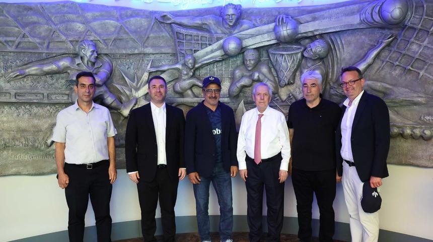 Fenerbah&ccedil;e Başkanı Aziz Yıldırım, Chobani CEO&rsquo;su Hamdi Ulukaya&rsquo;yı ağırladı