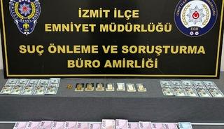 Kocaeli'de ayarı d&uuml;ş&uuml;r&uuml;lm&uuml;ş altınla kuyumcuları dolandırmaya &ccedil;alışan 2 ş&uuml;pheli yakalandı