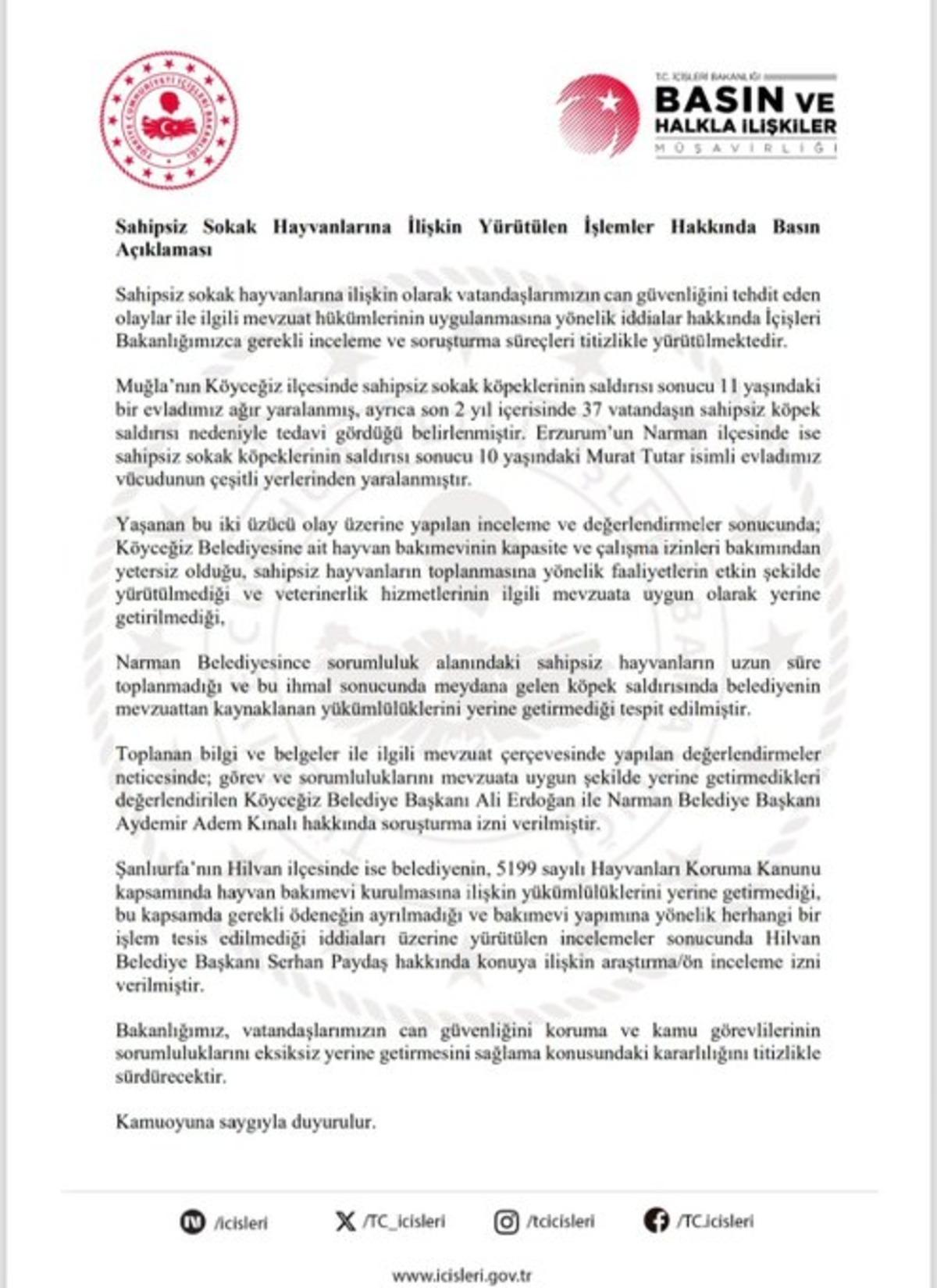 K&ouml;yceğiz ve Narman belediye başkanları i&ccedil;in soruşturma izni 3