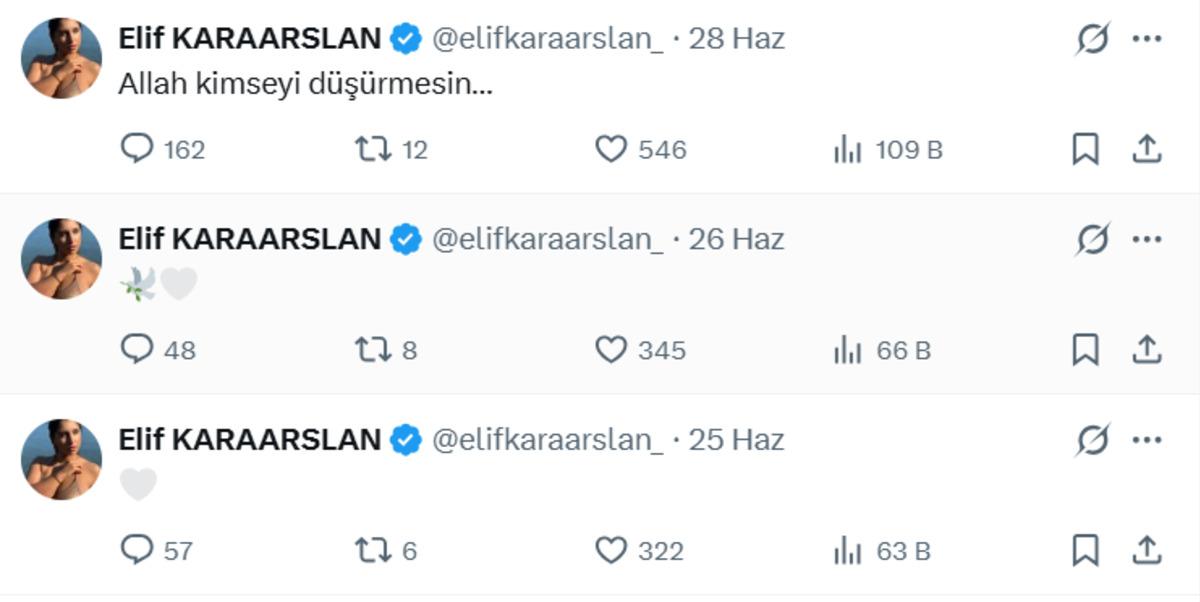 Eski hakem Elif Karaarslan tahliye oldu! İşte paylaşımı 2