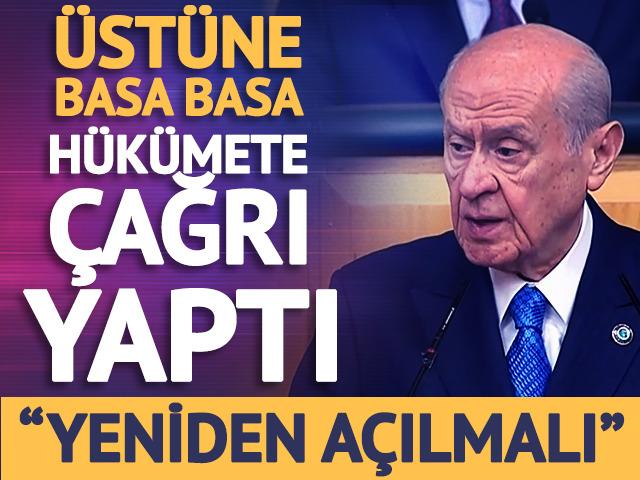 Bah&ccedil;eli'den h&uuml;k&uuml;mete &ccedil;ağrı