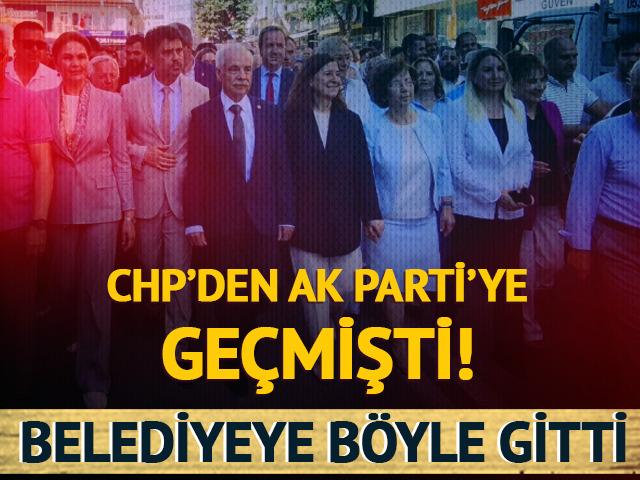 AK Parti&rsquo;ye ge&ccedil;mişti! T&ouml;renle belediyeye gitti