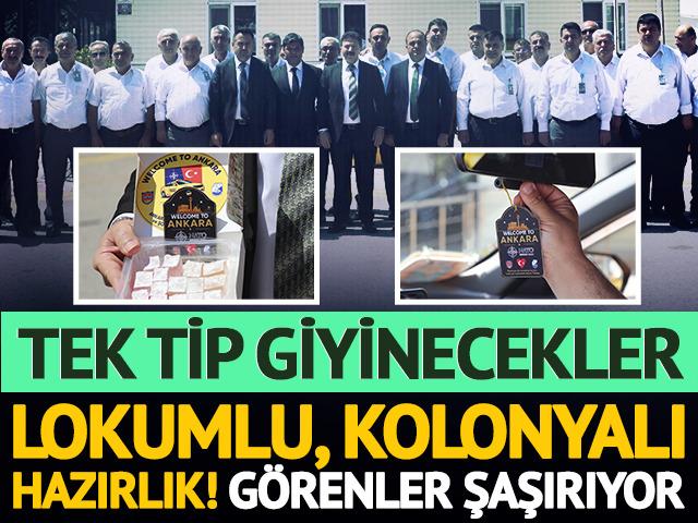 Taksiciler lokum ve kolonyayla hazırlanıyor 