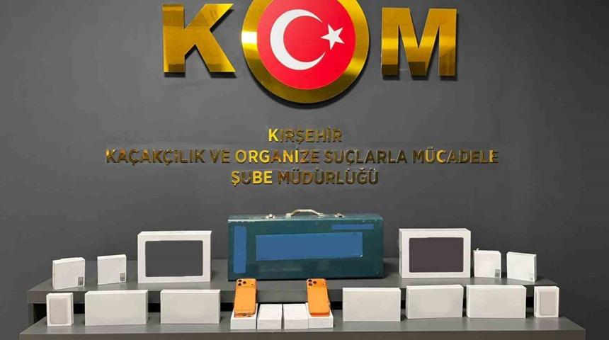 Kırşehir&rsquo;de &ccedil;ok sayıda ka&ccedil;ak &uuml;r&uuml;n yakalandı
