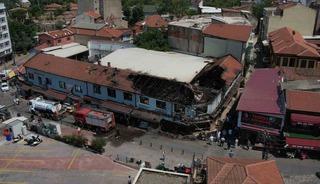 Bursa Kayhan &Ccedil;arşısı'nda yangın sonrası acı bilan&ccedil;o!