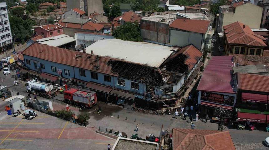 Bursa Kayhan &Ccedil;arşısı'nda yangın sonrası acı bilan&ccedil;o!